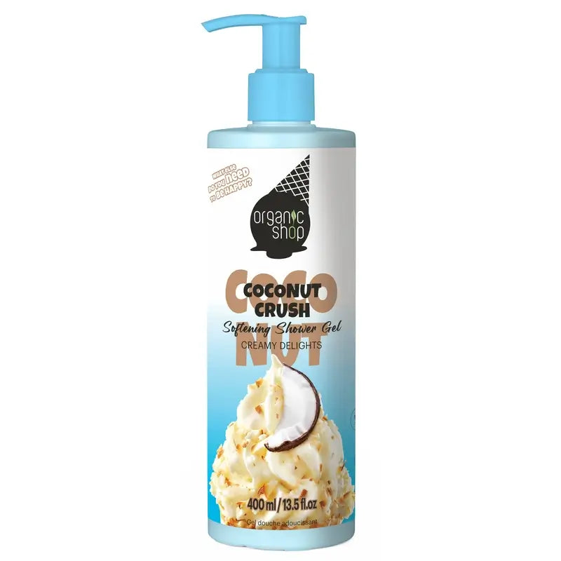 Negozio Biologico Ogs Gel Gelato al cocco Gelato addolcente per doccia , 400 ml
