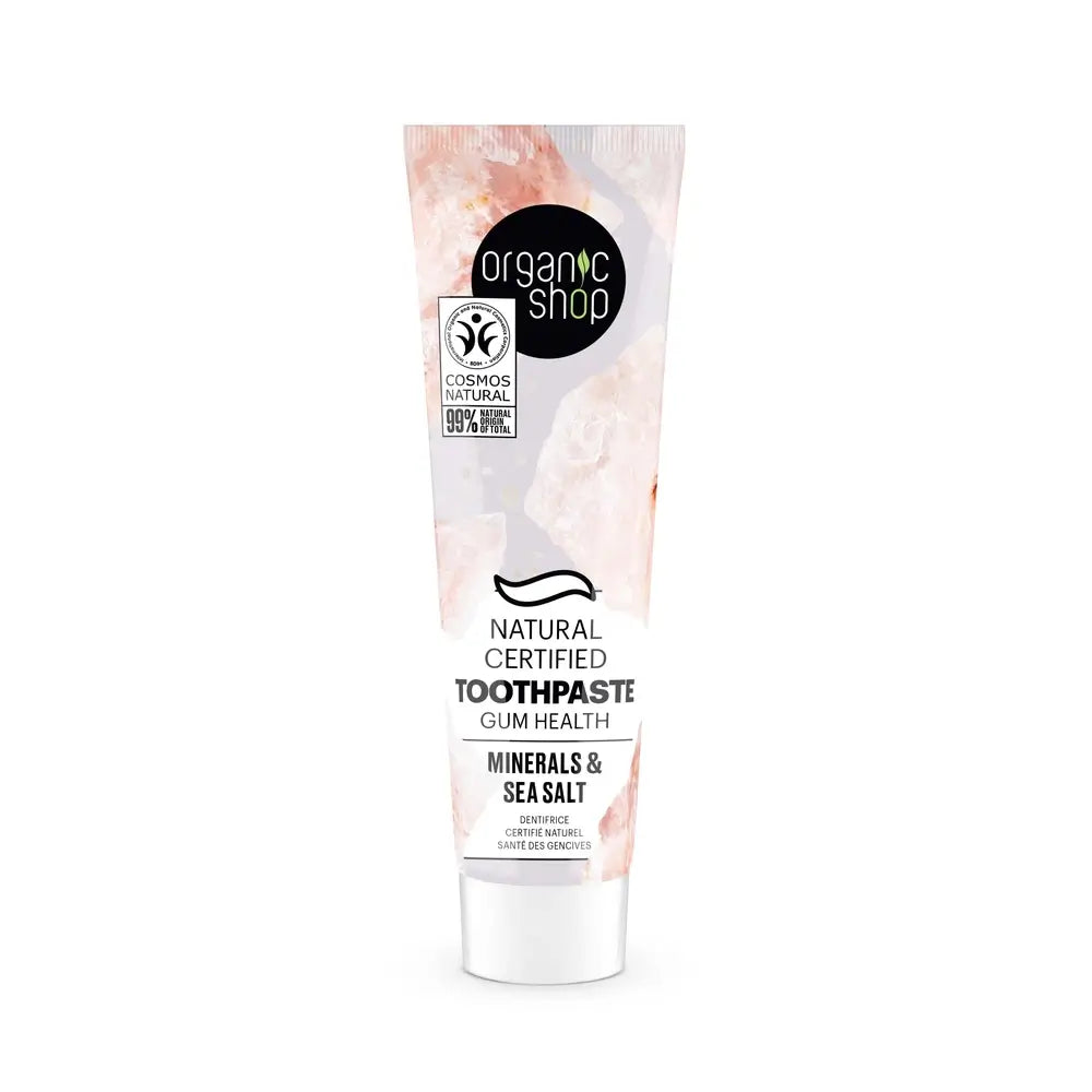 Negozio biologico Os Minerals & Sea Salt. Dentifricio naturale certificato Gengive sane, 100 G
