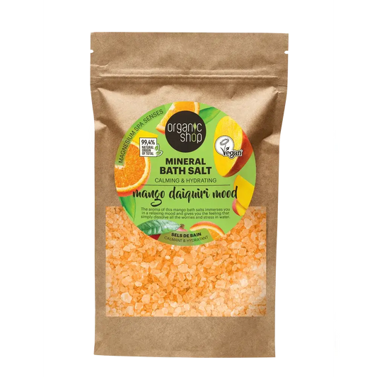 Negozio biologico Daiquiri Mood Mango Sali minerali da bagno, 500 G