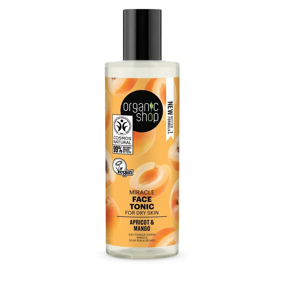 Organic Shop Miracle Facial Toner For Dry Skin Albricot & Mango Da Organic Shop, 150 Ml