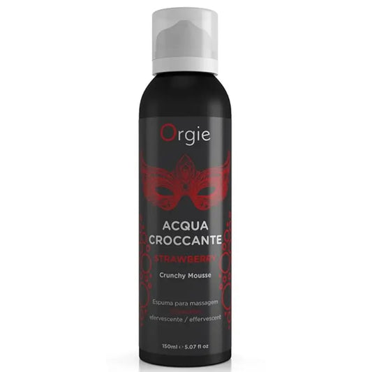 Orgie Effervescent Massage Cream Strawberry Aroma 150 Ml