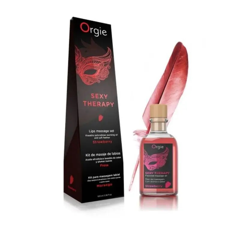 Orgie Strawberry Lip Massage Kit