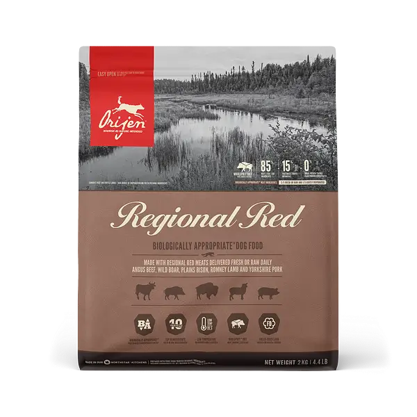 Orijen Canine Adult Regional Red 2Kg cibo per cani