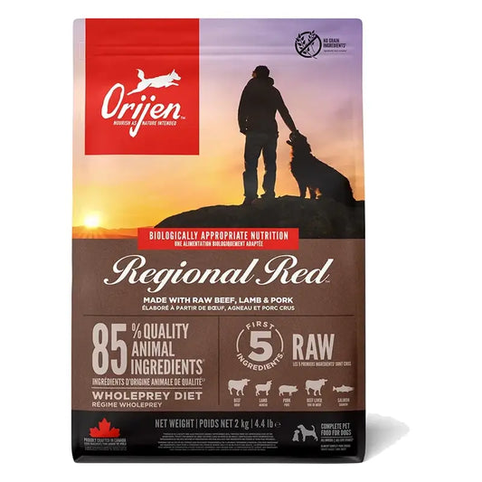 Orijen Canine Adult Regional Red 2Kg cibo per cani