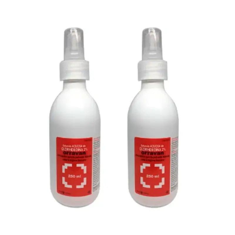 Orravan Duplo Soluzione acquosa di clorexidina al 2% 2 x 250 ml