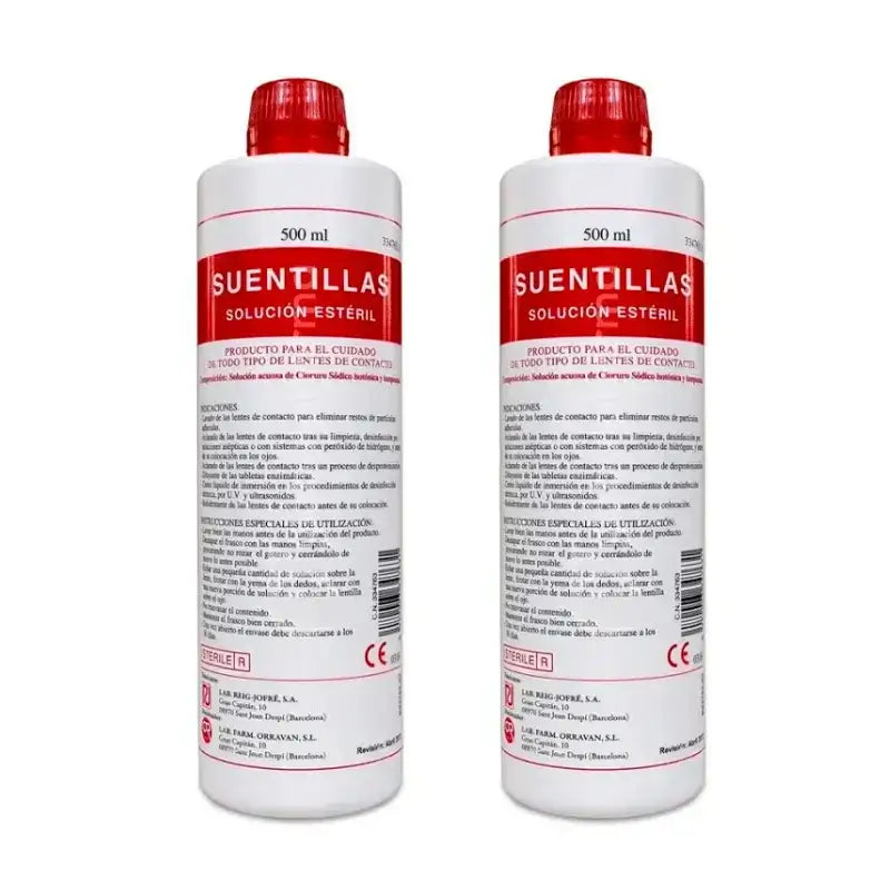Orravan Duplo Soluzione singola per lenti a contatto 2 x 500 ml