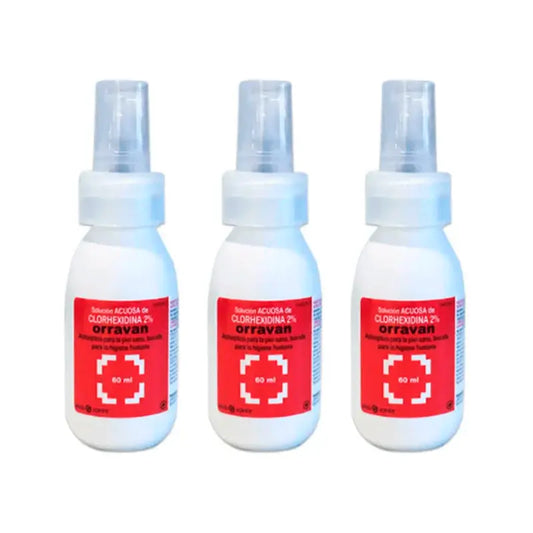 Orravan Triplo Clorexidina 2% Soluzione acquosa 3 x 60 ml
