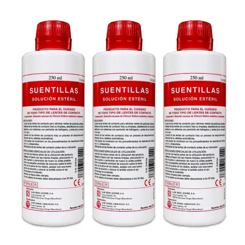 Orravan Triplo Soluzione singola per lenti a contatto 3 x 250 ml