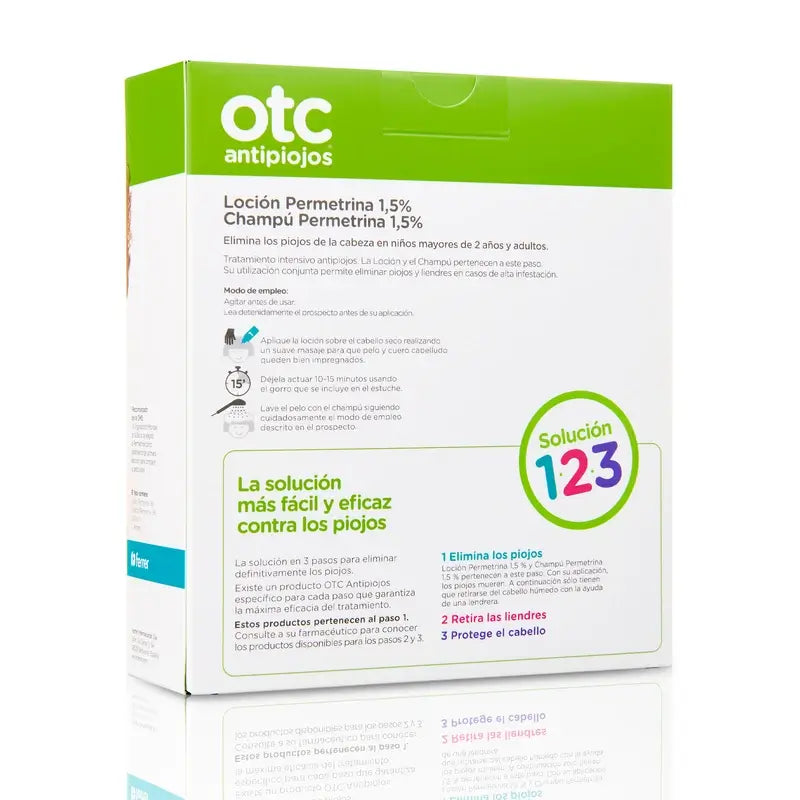 Confezione Otc Antipidocchi Permetrina Antipidocchi e Lendini 1,5%.