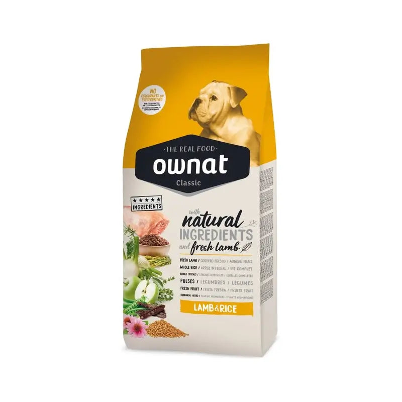 Ownat Classic Canine Adult Riso Agnello 12Kg