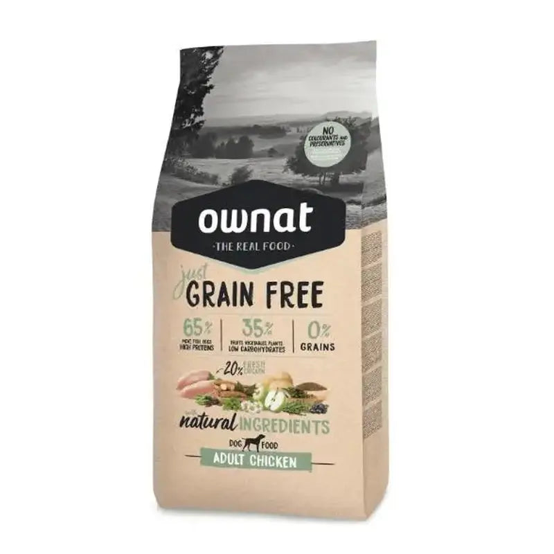 Ownat Just Canine Adult Senza Grano Pollo 14Kg