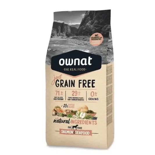 Ownat Just Canine Adult Grain Free Salmone 14Kg