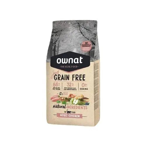 Ownat Just Feline Adult Grain Free Chicken 3Kg , cibo per gatti