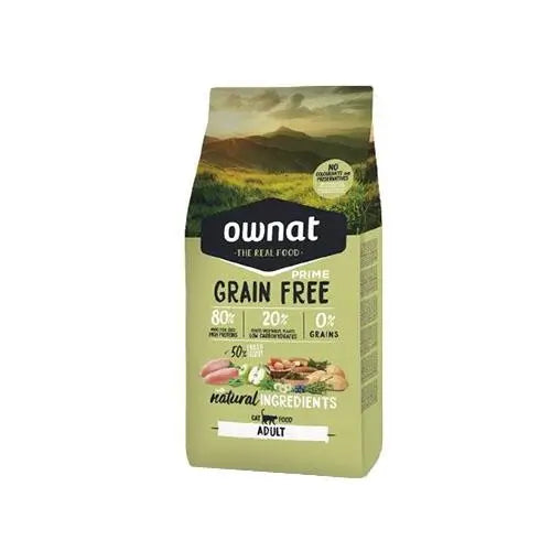 Ownat Prime Feline Adult Grain Free 3kg , cat food