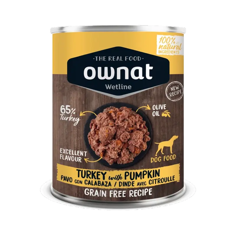 Ownat Wetline Canine Tacchino con Zucca 12X395Gr