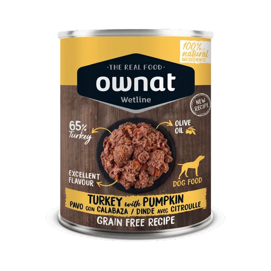 Ownat Wetline Canine Tacchino con Zucca 12X395Gr