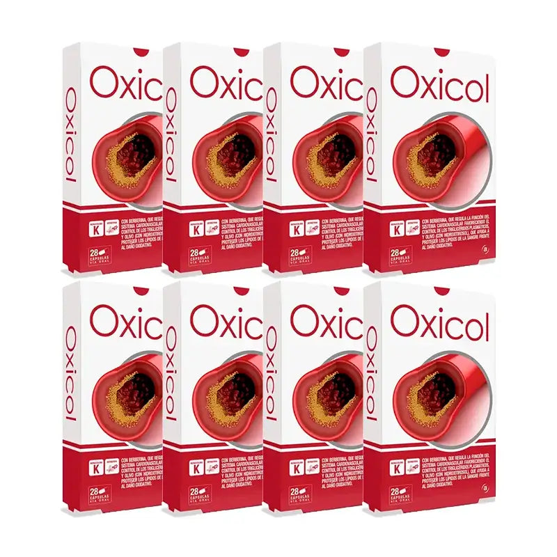 Oxicol, confezione da 8 x 28 capsule