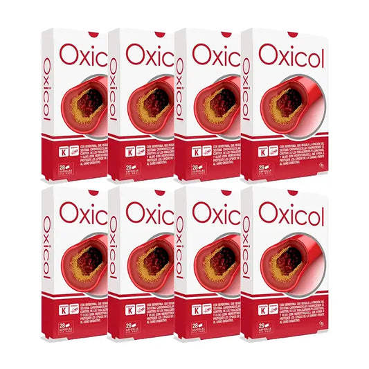 Oxicol, confezione da 8 x 28 capsule