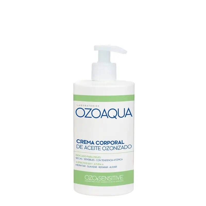 Ozoaqua Crema corpo all'olio ozonizzato Ozosensitive, 500 ml