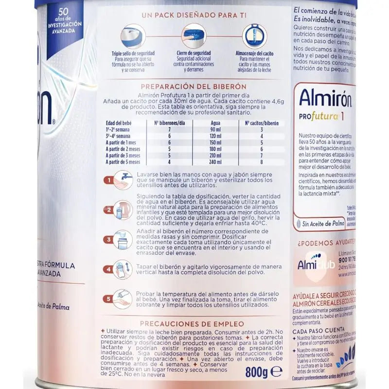 Almiron Profutura 1, 12 X 800 g