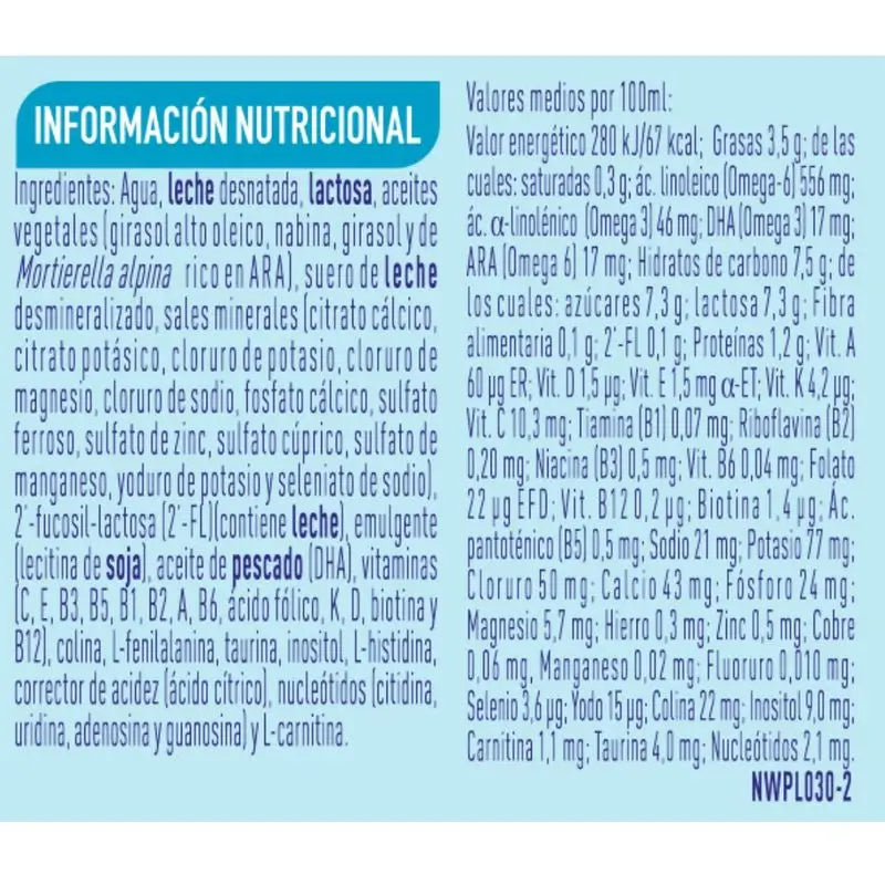 Nestlé Nan Optipro 1 Liquido, 12X500 ml