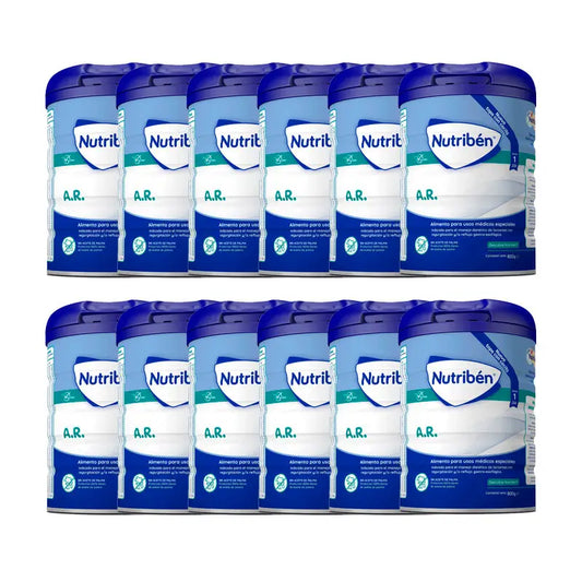 Pack 12 X Nutriben Milk Ar 800 g
