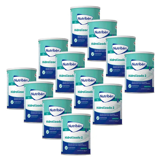 Nutribén Idrolizzato 2 Latte di proseguimento, 12 X 400 g