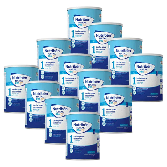 Nutribén Natal Pro-Alpha Latte di avviamento, 12 X 400 g