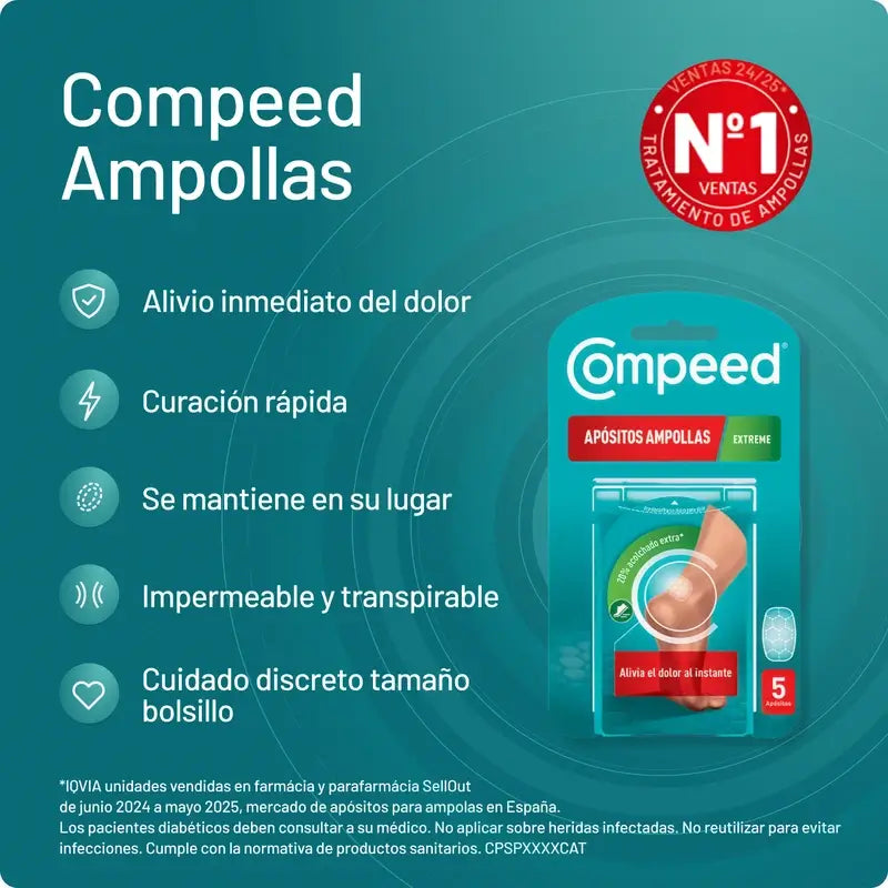 Compeed Extreme confezione in blister, 2x5 unità