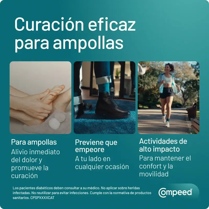 Confezione di medicazioni per dita e piedi Compeed, 2x8 unità