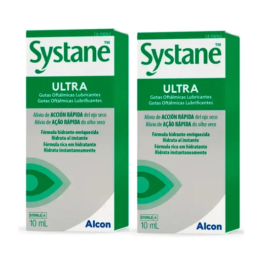 Systane Ultra Gocce oculari, confezione da 2 X 10 Ml