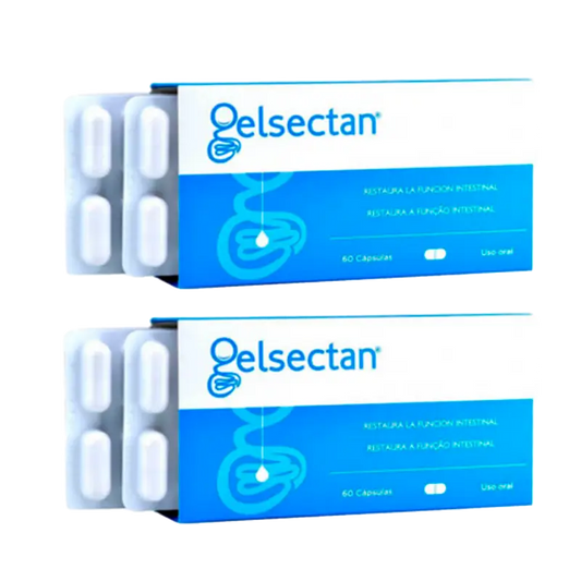 Gelsectan Pack 2 unità Funzione intestinale 60 capsule