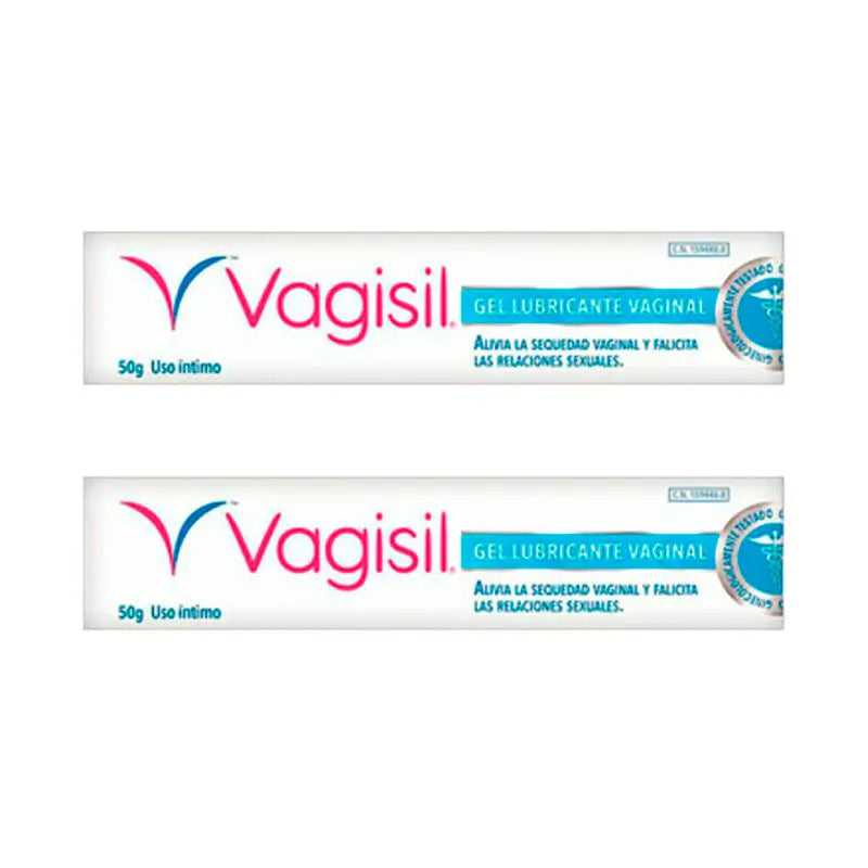 Confezione da 2 Vagisil Gel lubrificante vaginale, 50gr