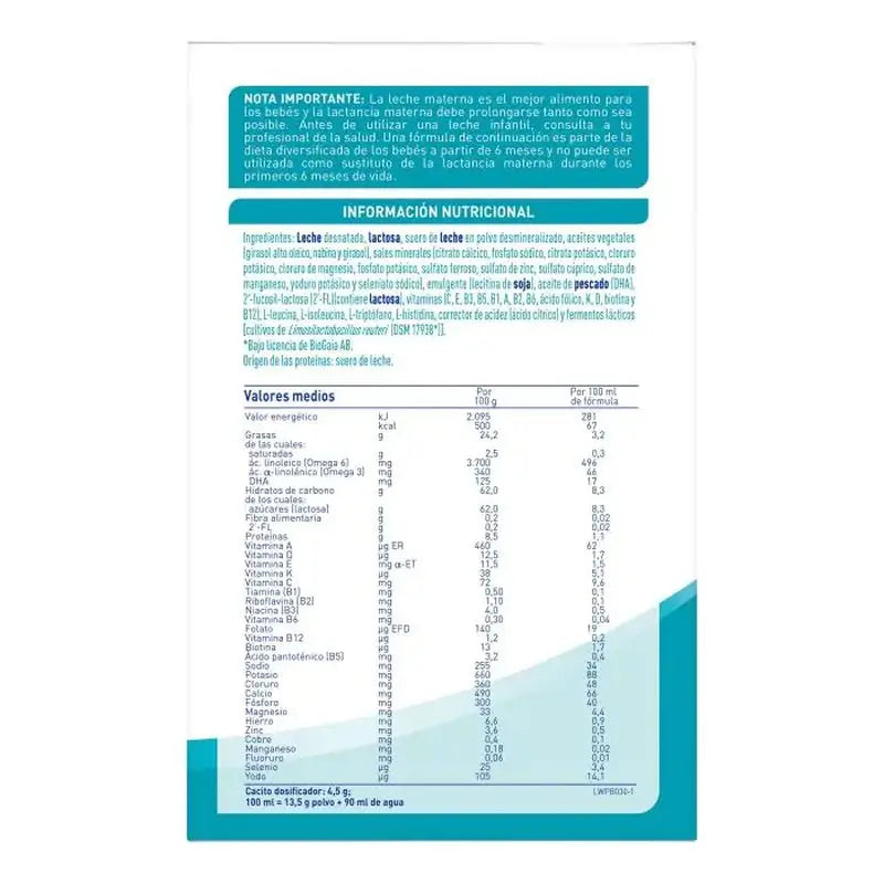 Nestlé Nan Optipro 2 Formula, 2X1200g