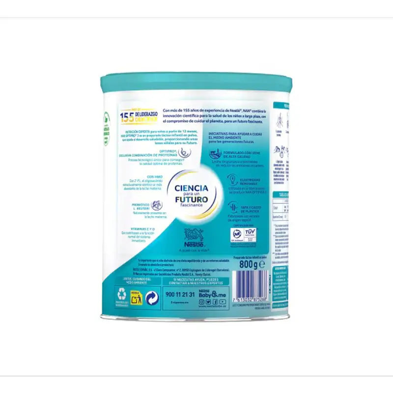 Nestlé Nan Optipro 3 Latte per bambini, 2X800 g