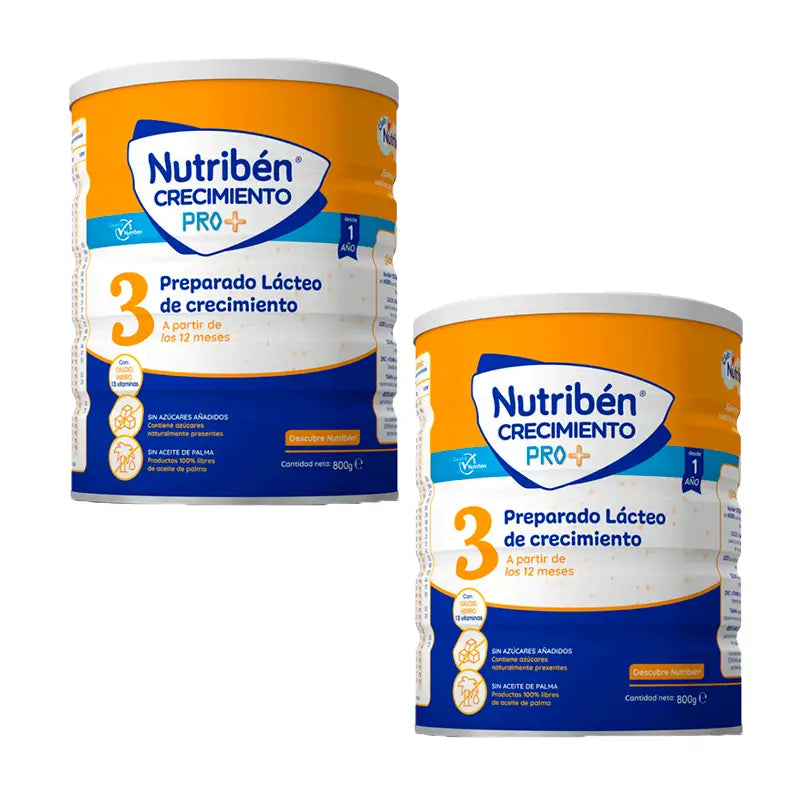 Nutribén Crescita Pro+ 3 Latte, 2 X 800 grammi