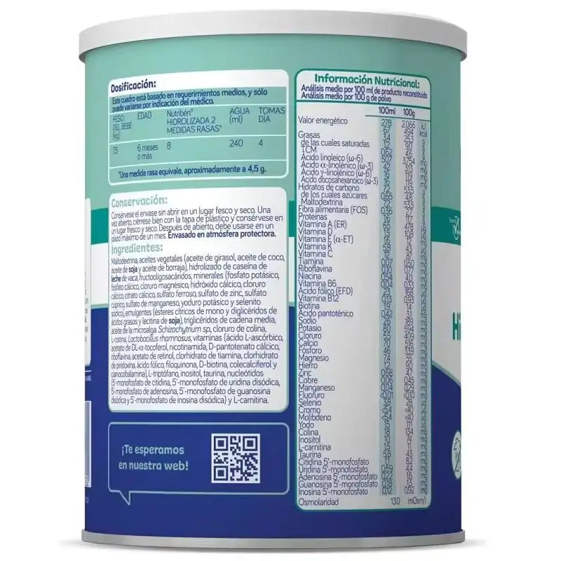 Nutribén Idrolizzato 2 Latte di proseguimento, 2 X 400 g