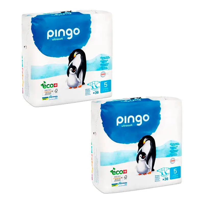 Pingo Nappy Pannolino Taglia 5, Confezione 2 X 28 Unità