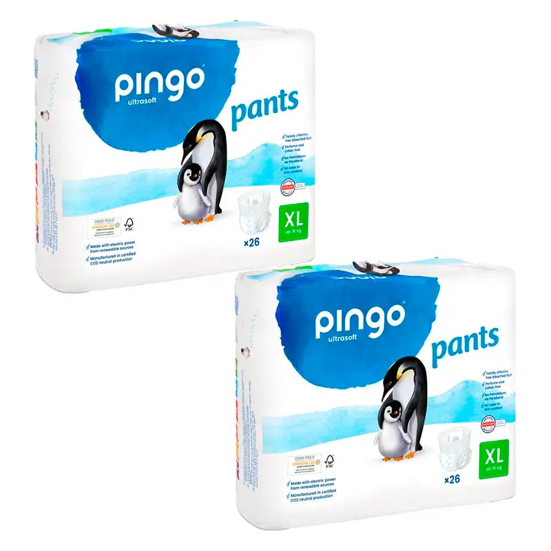 Pingo Nappy Pannolino Taglia 6, Confezione 2 X 26 Unità
