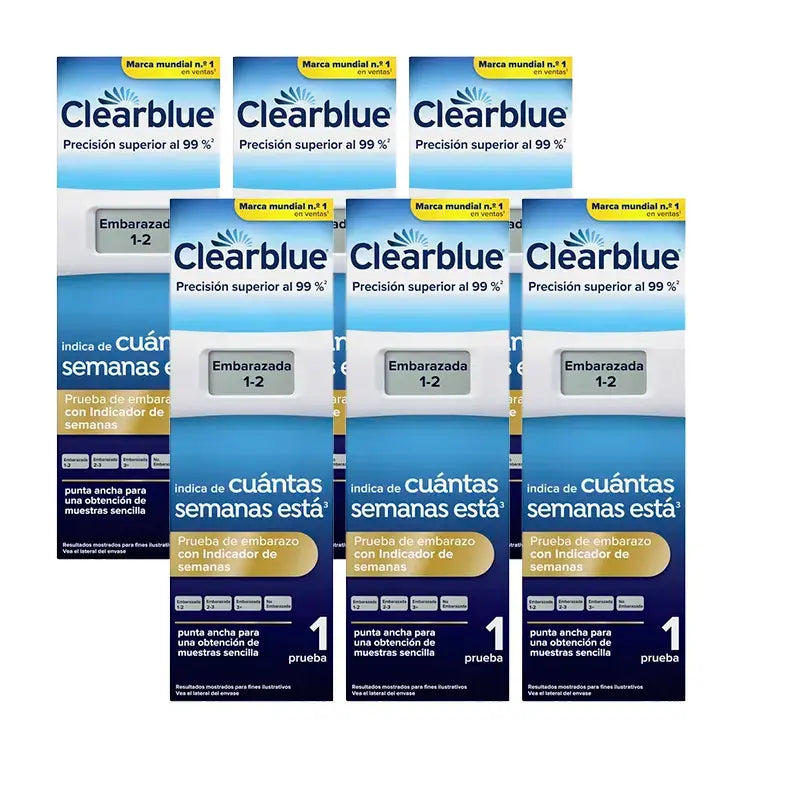 Confezione di test di gravidanza digitali Clearblue, 6 test