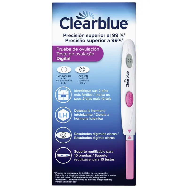 Confezione di test di ovulazione Clearblue, 6 x 10 stick