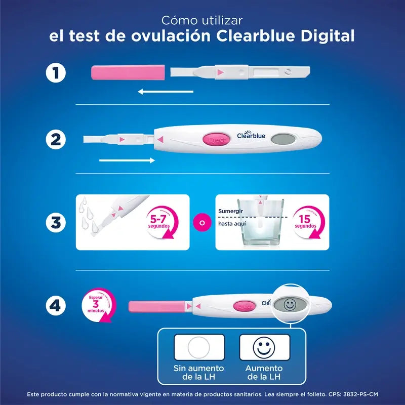 Confezione di test di ovulazione Clearblue, 6 x 10 stick