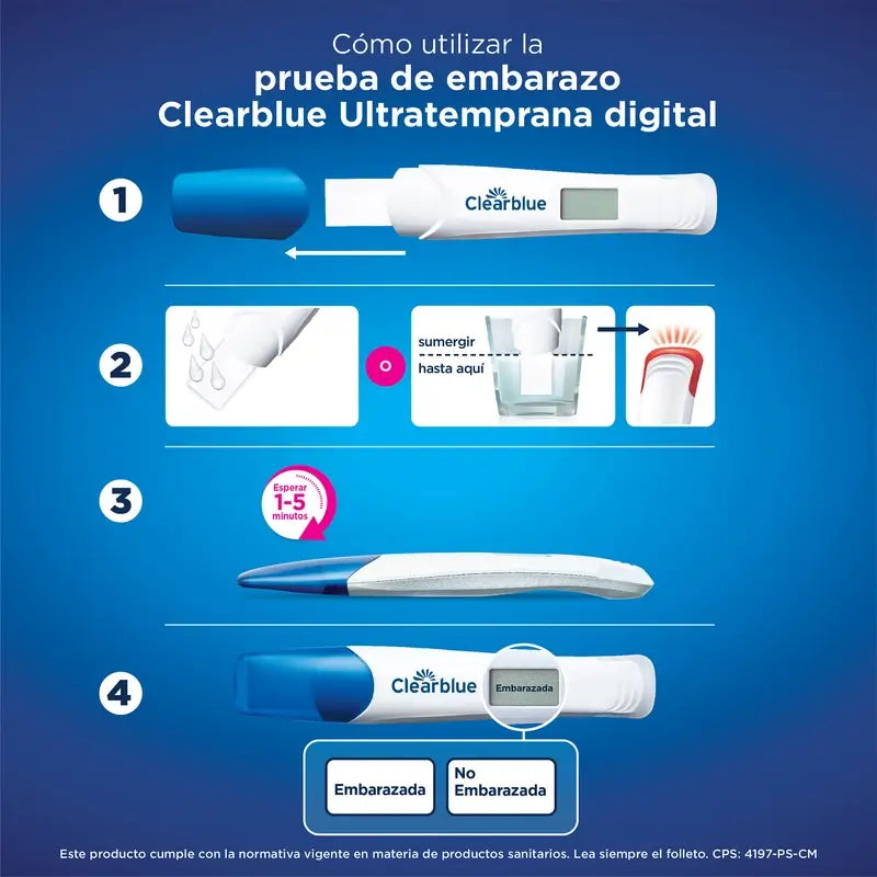 Clearblue Pack Test di gravidanza digitale ultra precoce, 3 test