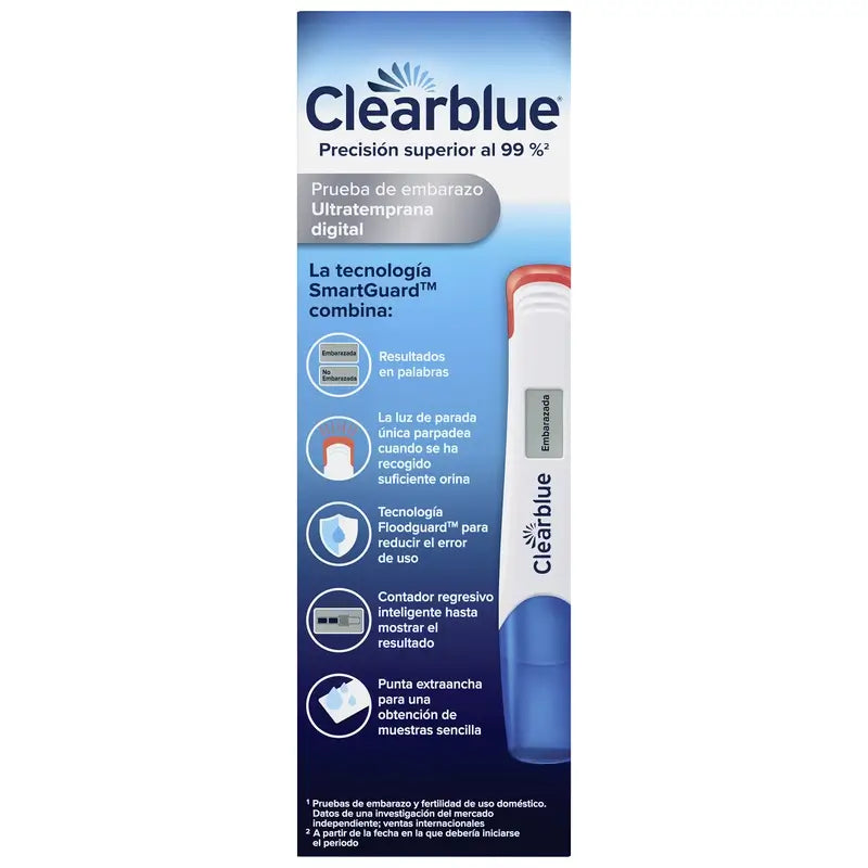 Clearblue Pack Test di gravidanza digitale ultra precoce, 3 test