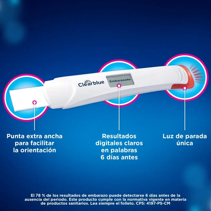 Clearblue Pack Test di gravidanza digitale ultra precoce, 3 test