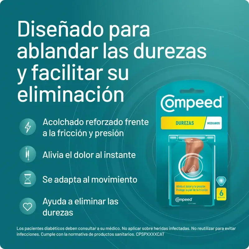 Medicazione Compeed Pack di media durezza, 3x6 unità