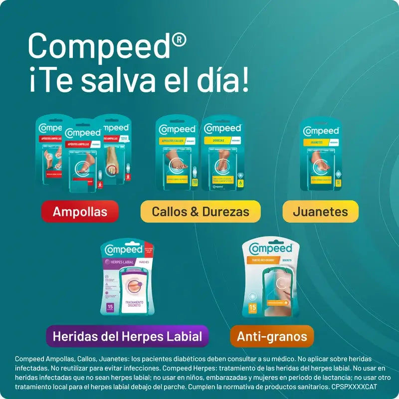 Medicazione Compeed Pack di media durezza, 3x6 unità