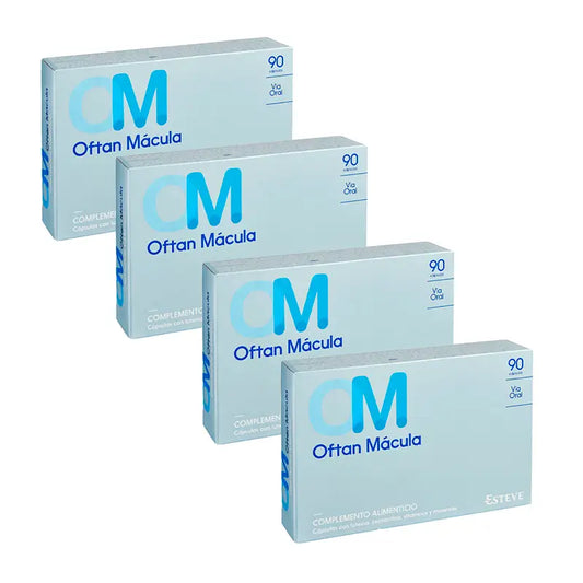 Confezione 4 Integratore alimentare Oftan Macula, 90 capsule