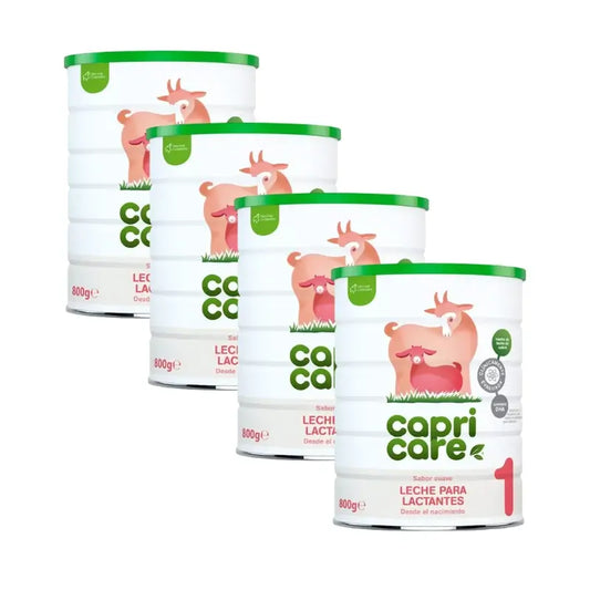 Latte per lattanti Capricare 1, confezione 4 X 800g