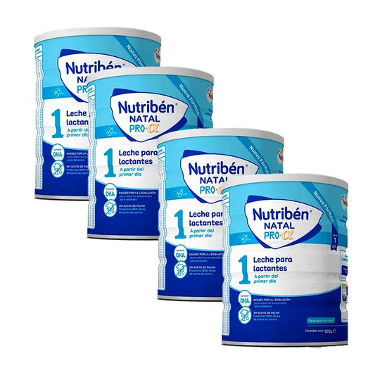 Nutribén Natal Pro-Alpha Latte Starter, 4 X 800 g